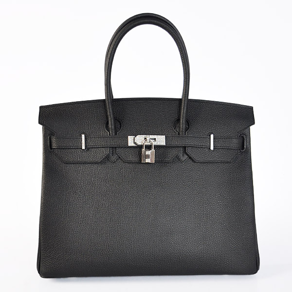 H35BJBSD Hermes Birkin 35CM pelle togo in nero con argento ha